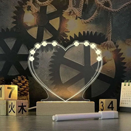 Creative USB Message Board Lamp